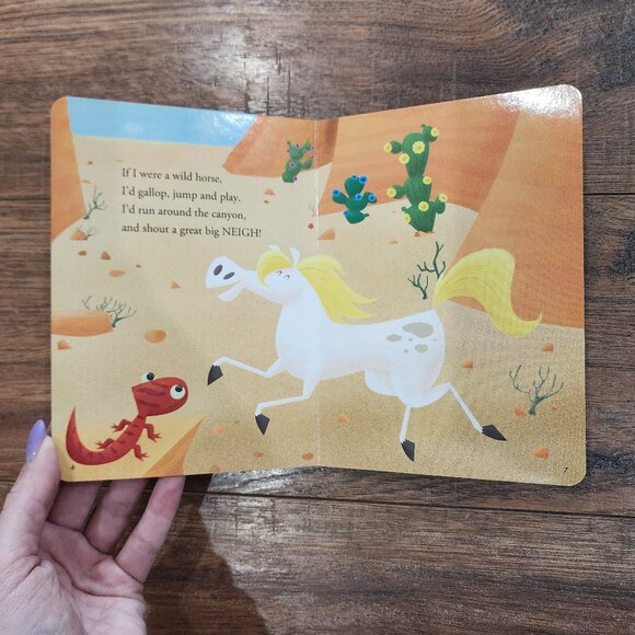 Leap Frog Tag Junior If I Were.. Illustrated Fiction Interactive Board Book - Picture 11 of 11